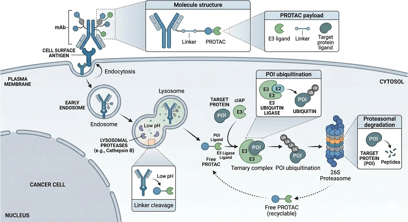 Scientific diagram of PAC molecule structure and function